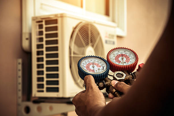 Professional Hvac Maintenance technician working in New Concord, OH
